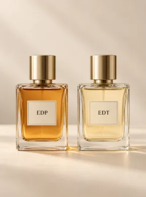EDP와 EDT는 일반적인 향료 농도 범위가 다르지만 향의 구성도 달라질 수 있습니다.