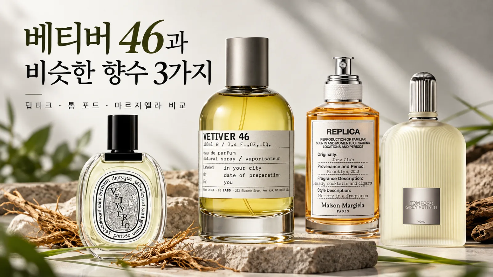 르 라보 베티버 46, 묵직한 나무 향의 매력과 비슷한 향수 3가지