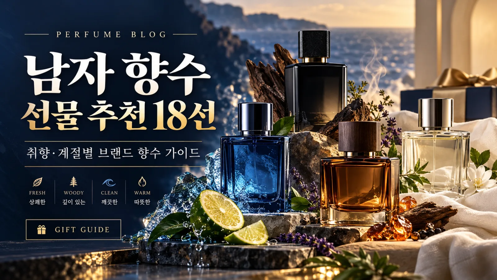 남자 향수 선물 추천 18선｜취향과 계절에 맞는 브랜드 향수 고르기